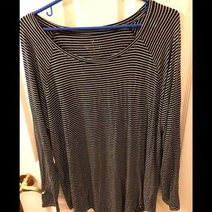 Knit American Eagle striped tee.